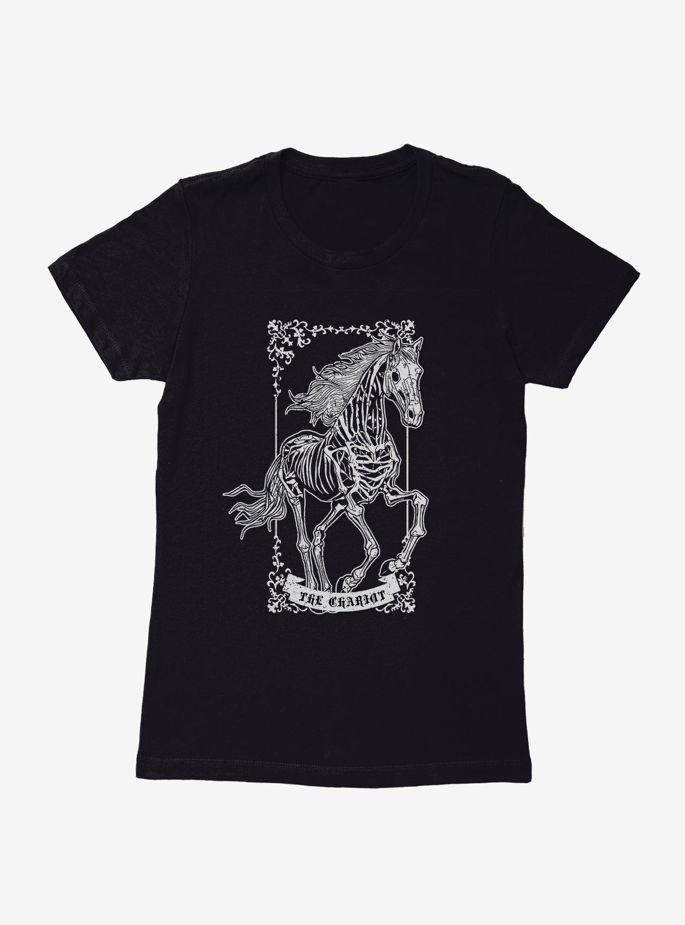 The Chariot Tarot Womens T-Shirt, BLACK, hi-res