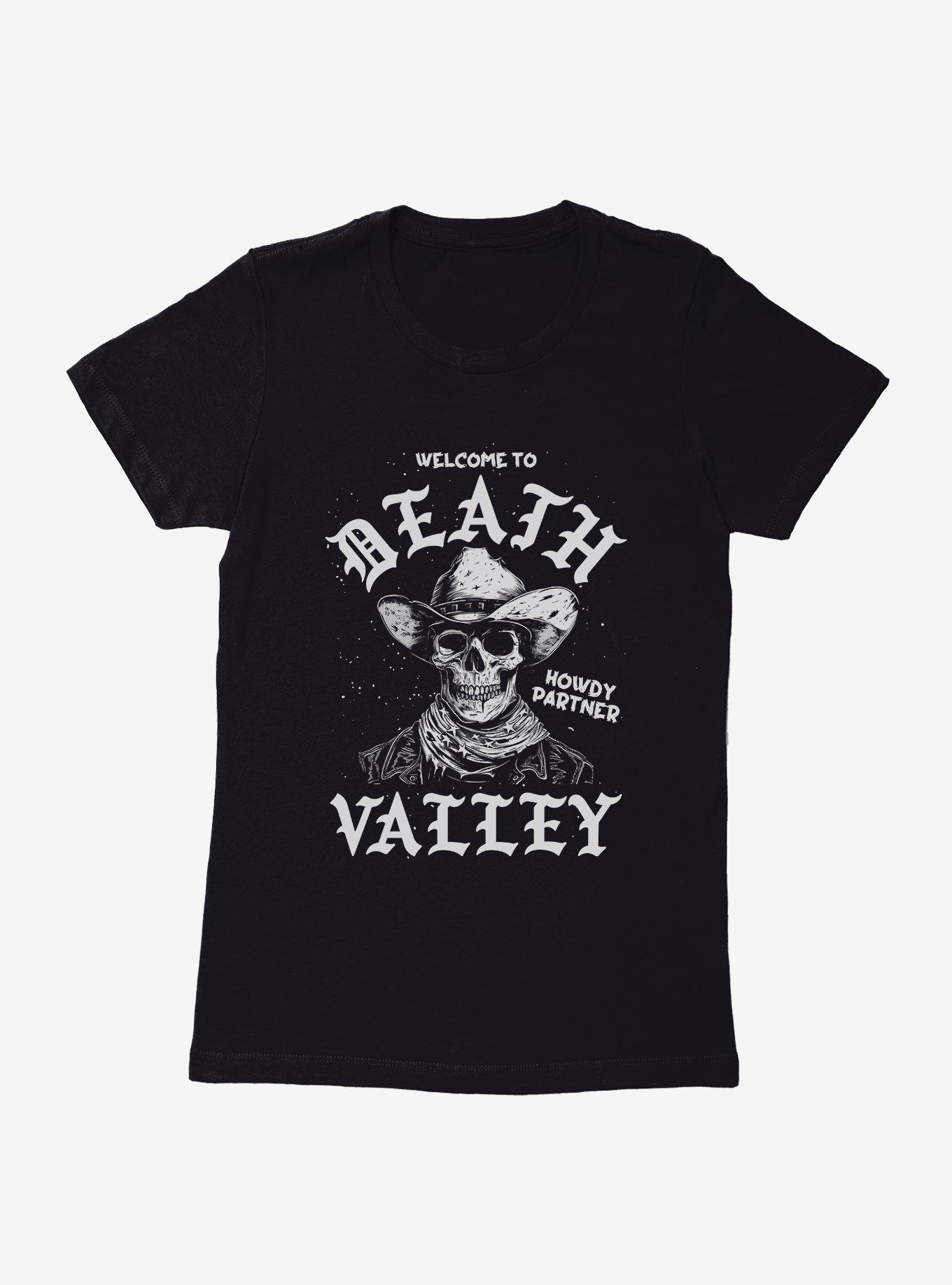 Death Valley Gothic Cowboy Womens T-Shirt, BLACK, hi-res