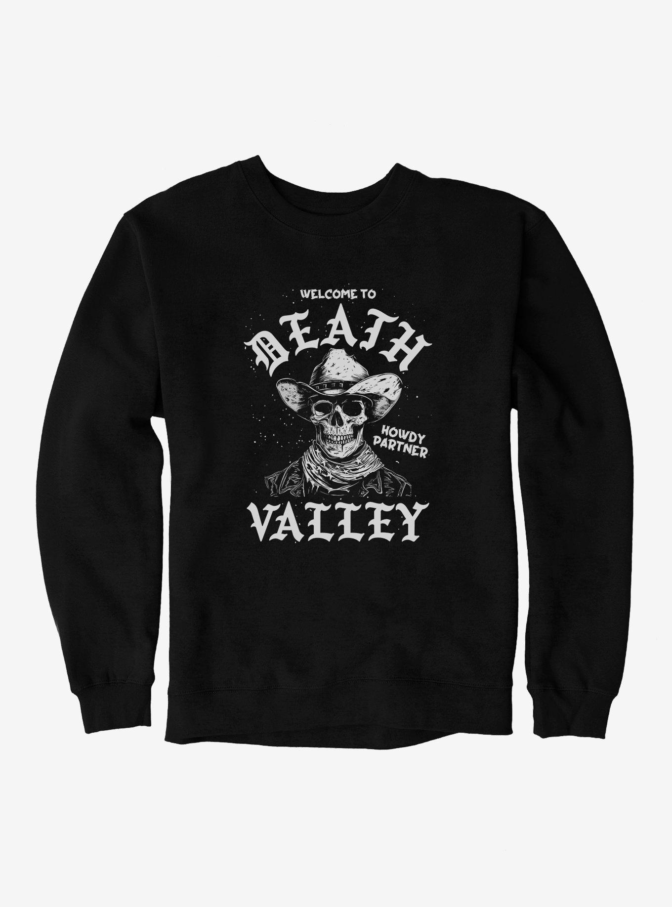 Death Valley Gothic Cowboy Sweatshirt, BLACK, hi-res