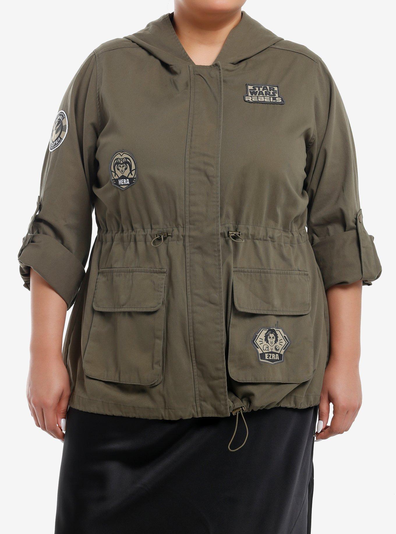 Her Universe Star Wars Rebels Cargo Shacket Plus Size Her Universe Exclusive, , hi-res