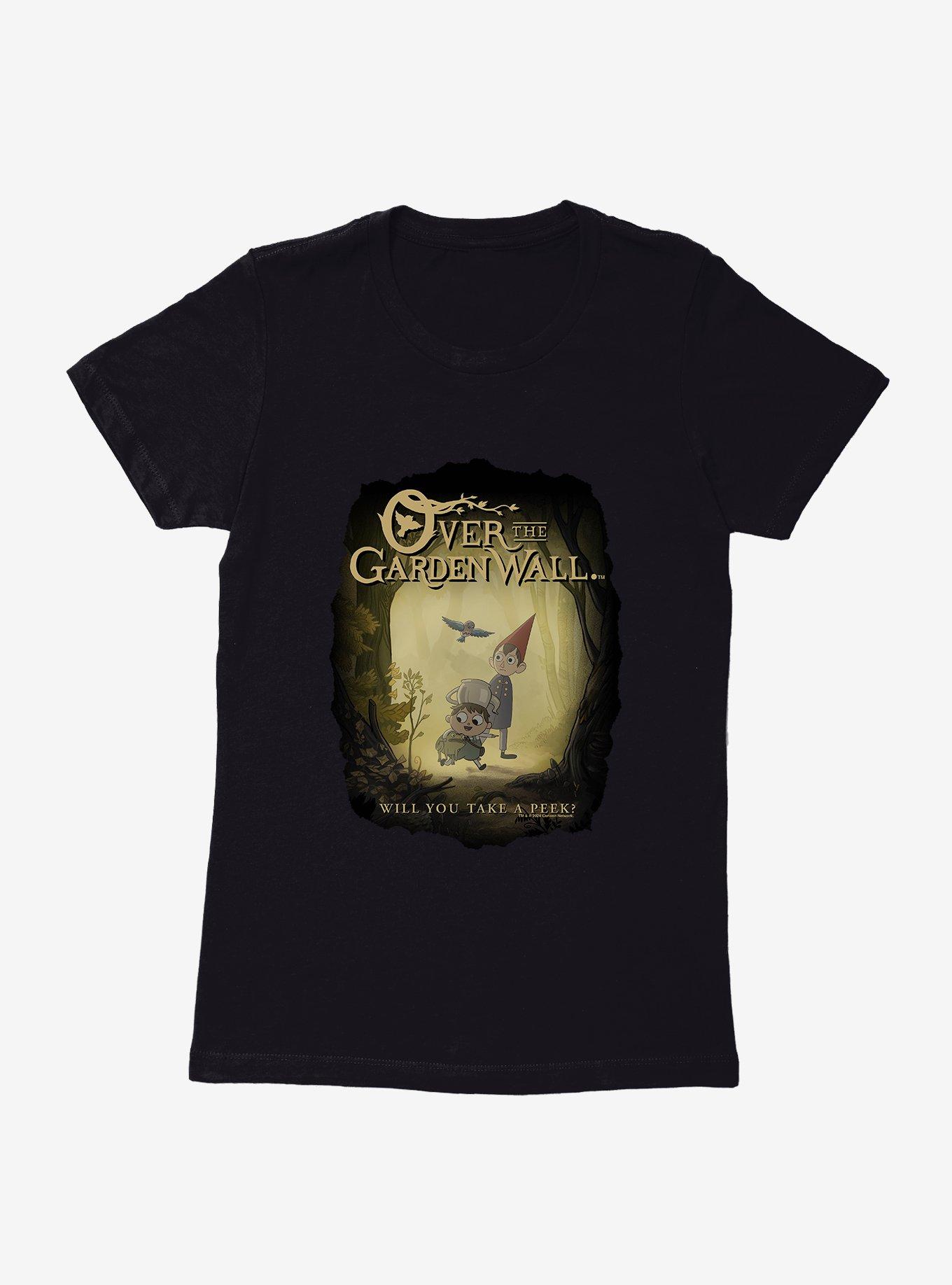 Over The Garden Wall Will You Take A Peek Womens T-Shirt, BLACK, hi-res