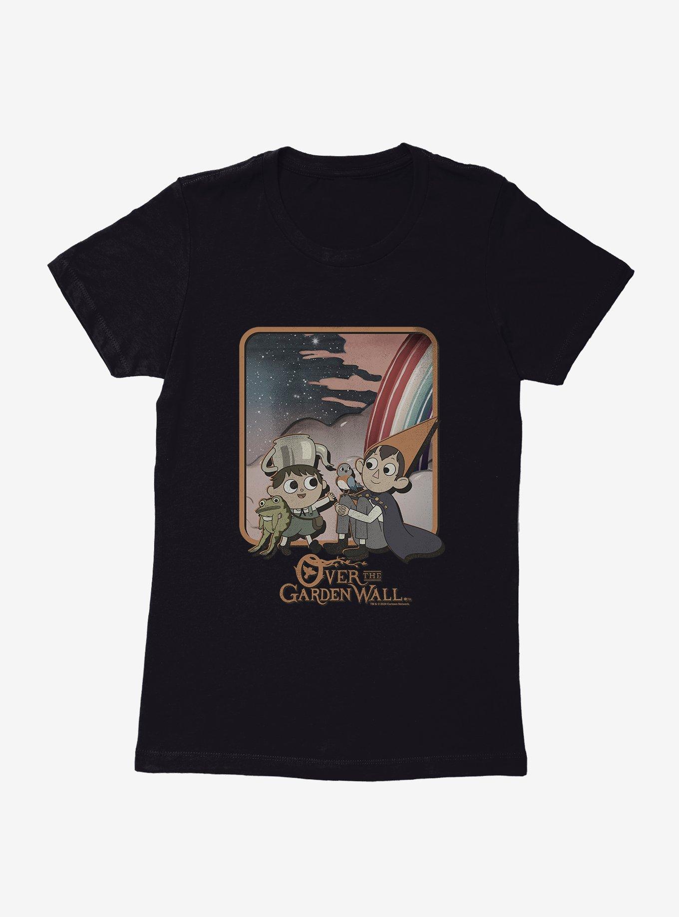 Over The Garden Wall Rainbow Womens T-Shirt, BLACK, hi-res