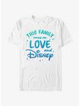 Disney This Family Runs On Love and Disney T-Shirt, WHITE, hi-res
