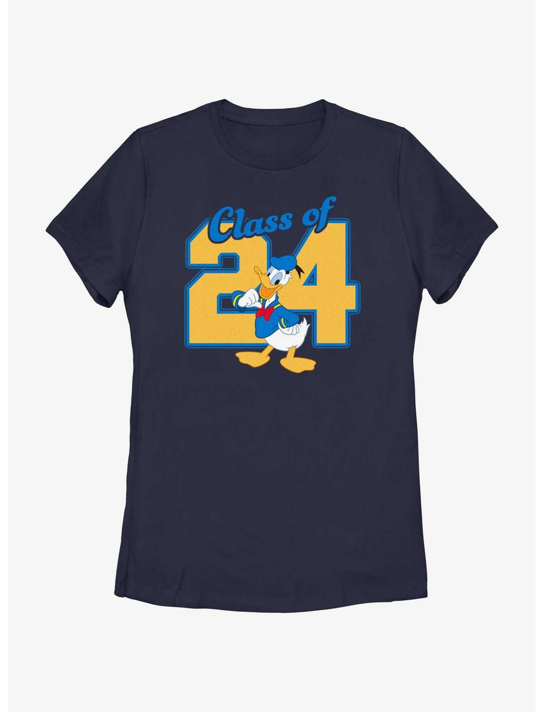 Disney Mickey Mouse Graduating Class of 2024 Womens T-Shirt, NAVY, hi-res
