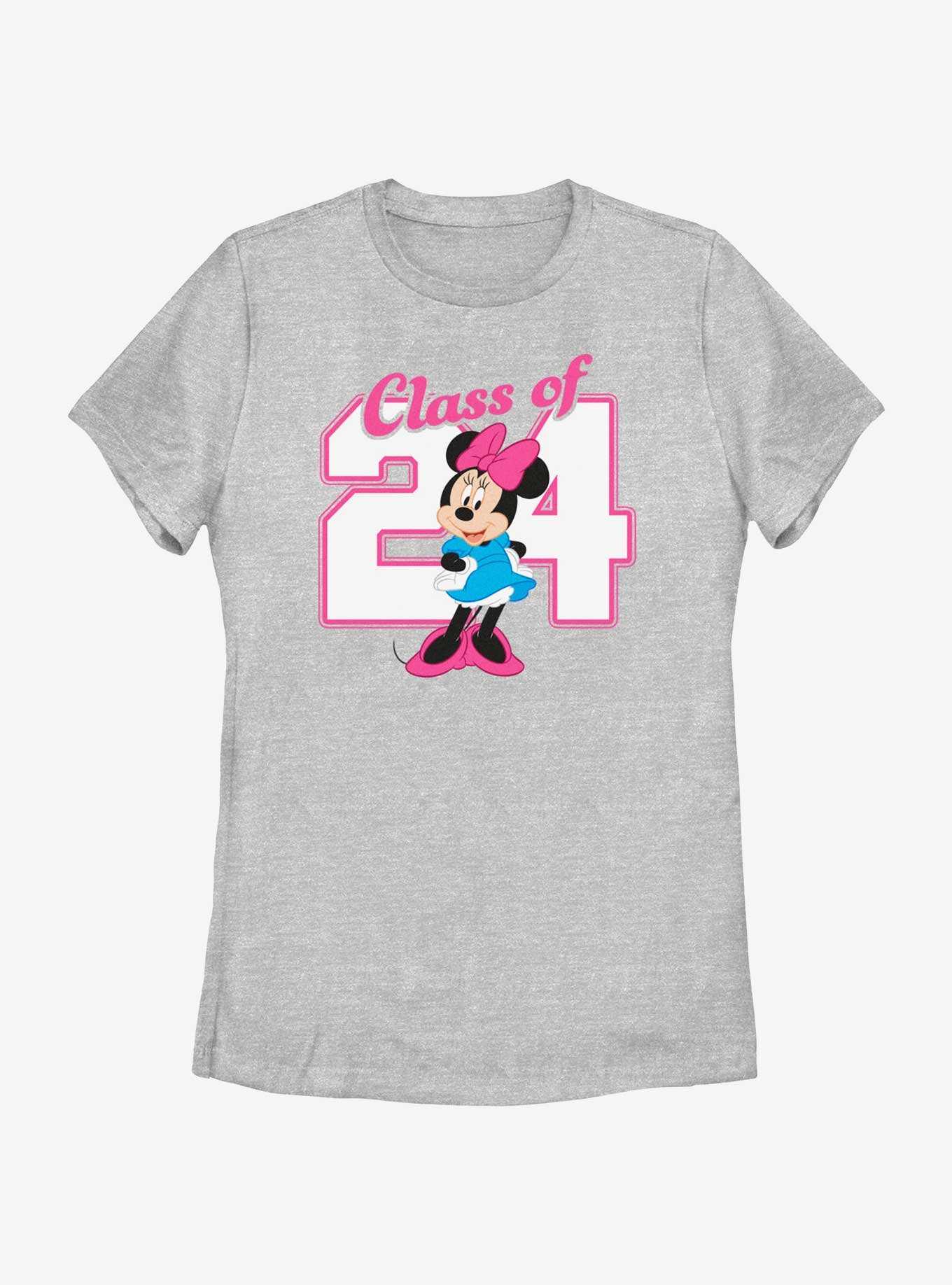 Disney Minnie Mouse Graduating Class Of 2024 Womens T-Shirt, , hi-res