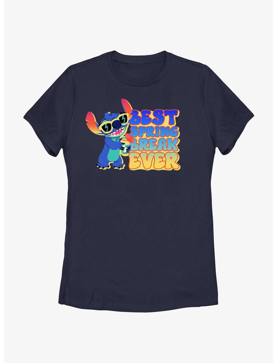 Disney Lilo & Stitch Best Spring Break Ever Womens T-Shirt, NAVY, hi-res