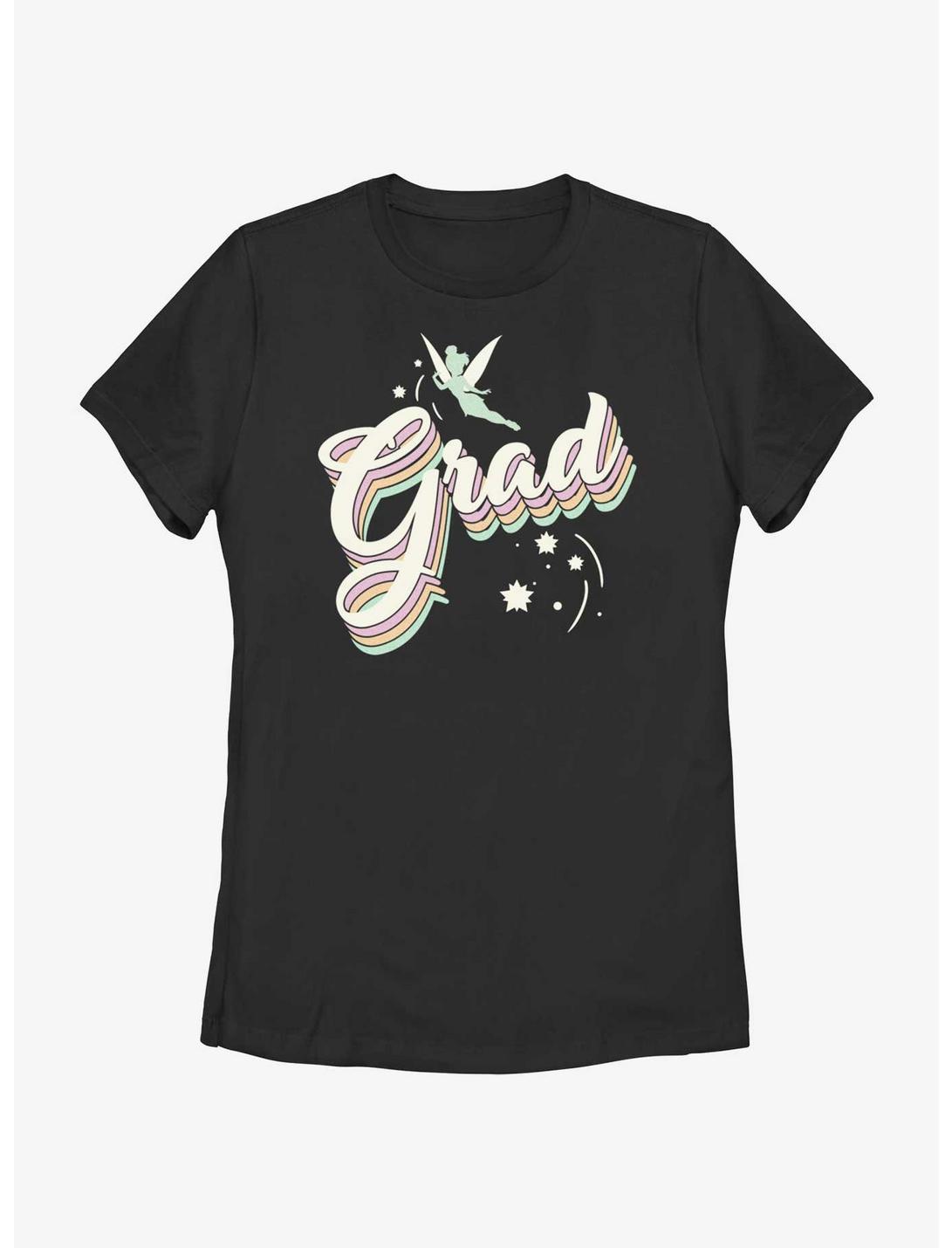 Disney Tinker Bell Fairy Grad Womens T-Shirt, BLACK, hi-res