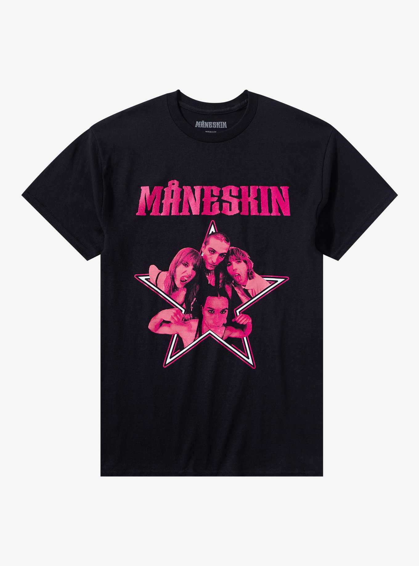 Maneskin Star Portrait T-Shirt, , hi-res