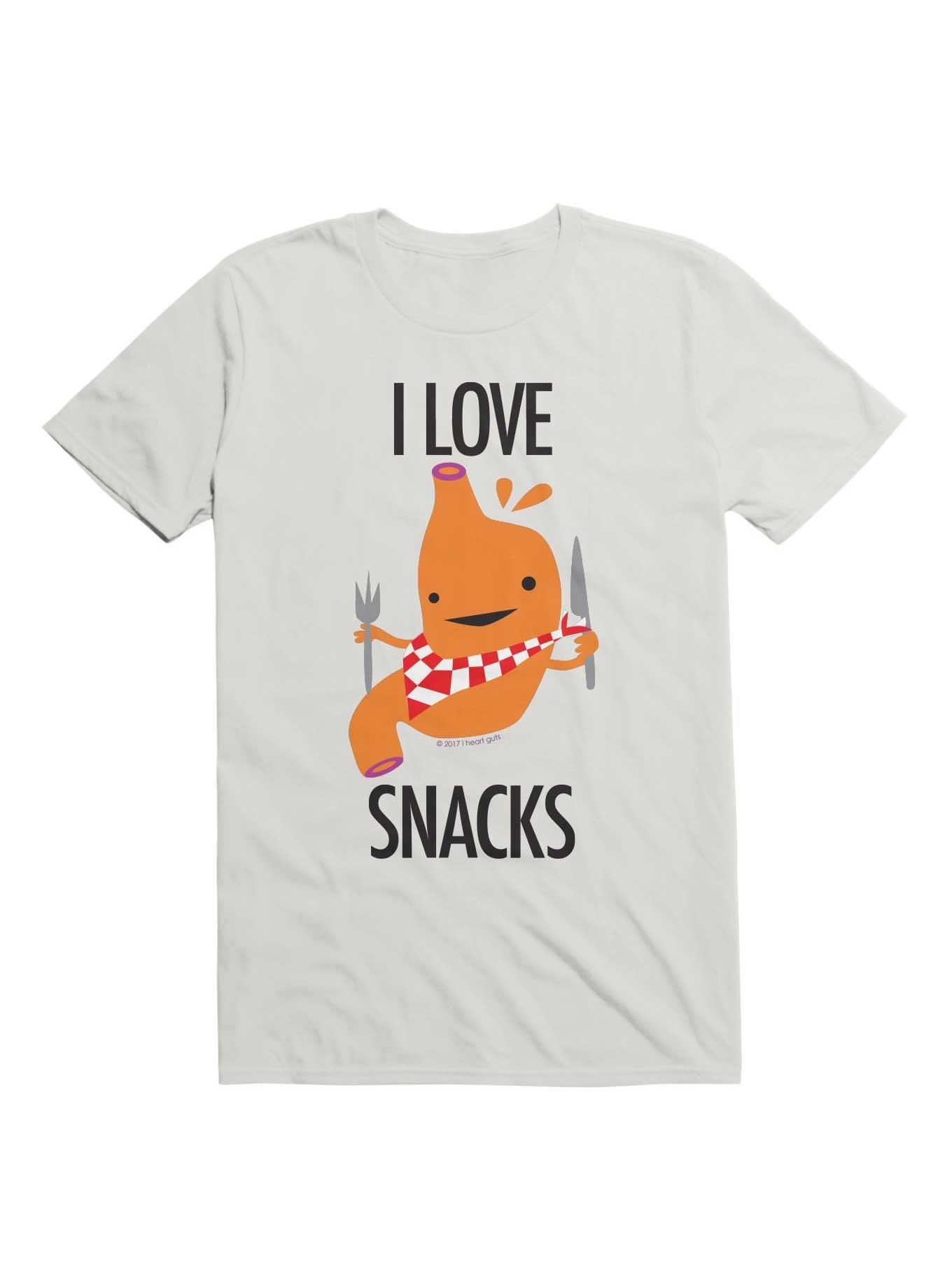 Stomach I Love Snacks T-Shirt, , hi-res