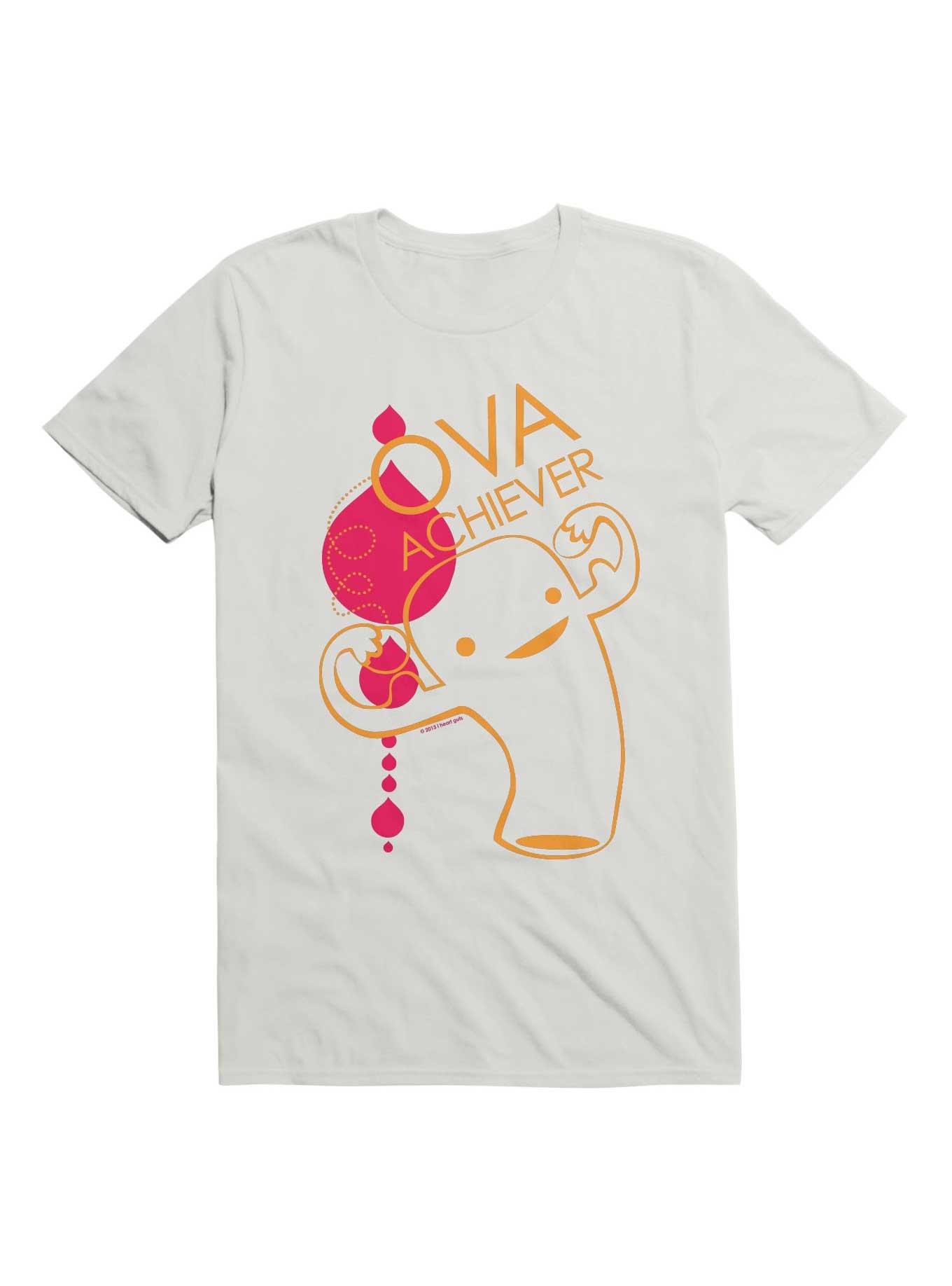 Ova Achiever Uterus T-Shirt, WHITE, hi-res
