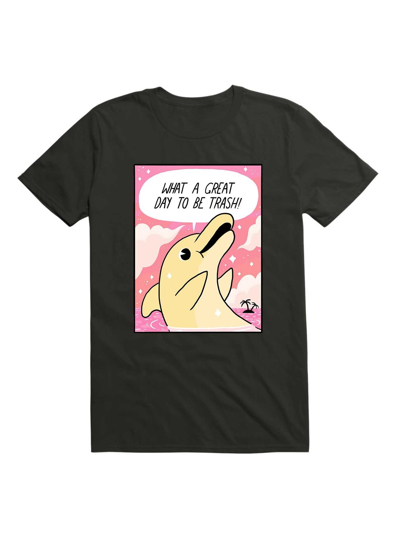 Trash Dolphin T-Shirt, , hi-res