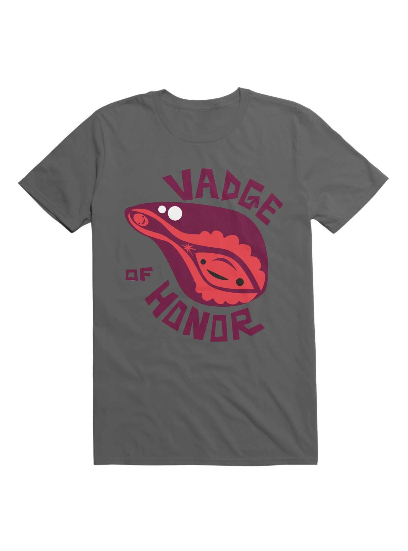 Vadge of Honor T-Shirt, CHARCOAL, hi-res