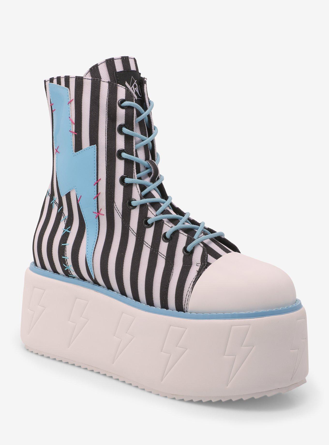 Monster High X YRU Frankie Stein Jolt Platform Sneakers, MULTI, hi-res