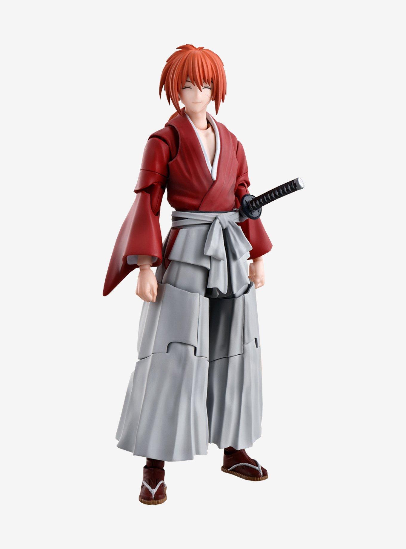 Bandai Spirits Rurouni Kenshin: Meiji Swordsman Romantic Story S.H.Figuarts Kenshin Himura Figure, , hi-res