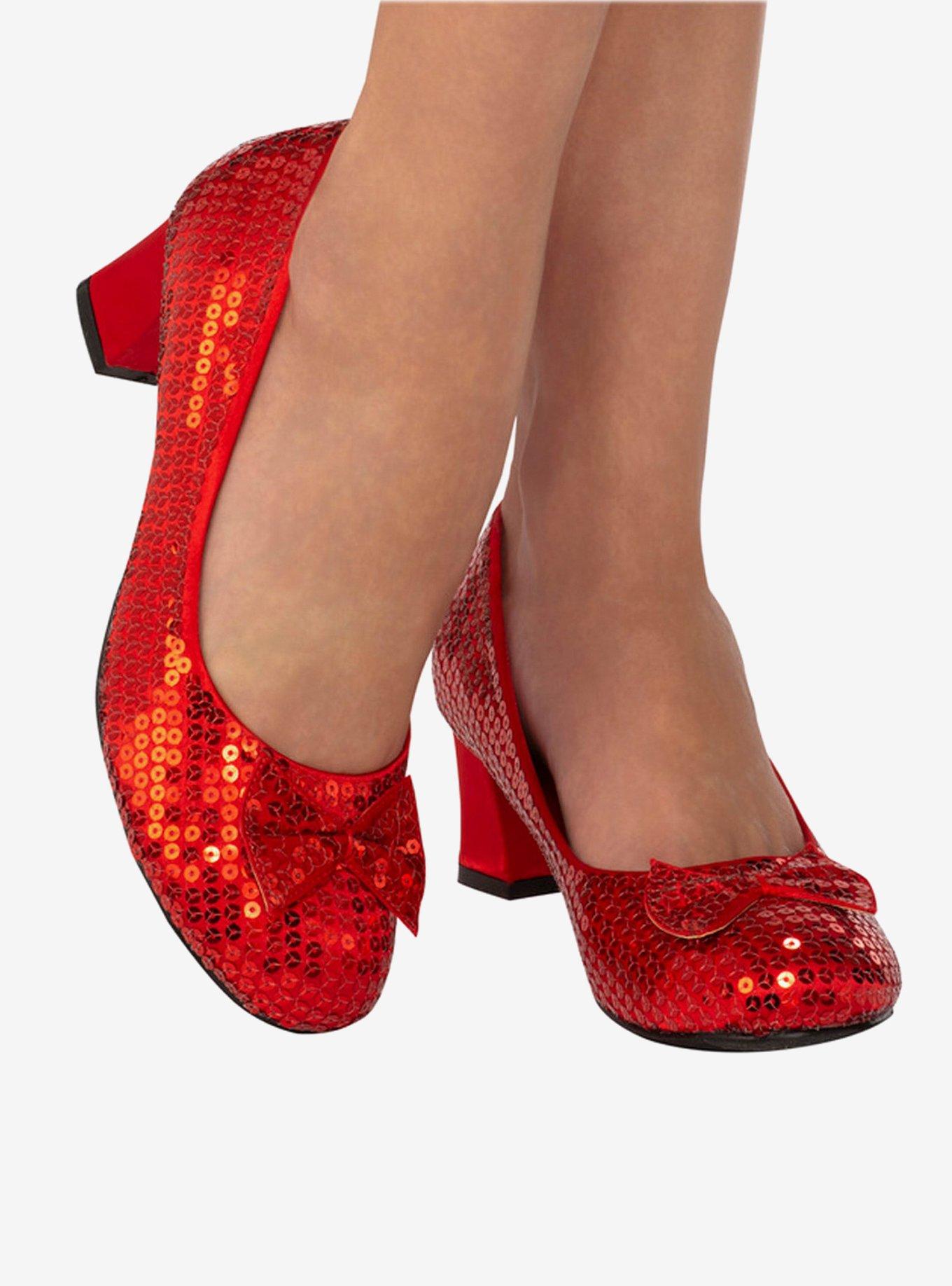 Sequined Red Pumps, , hi-res