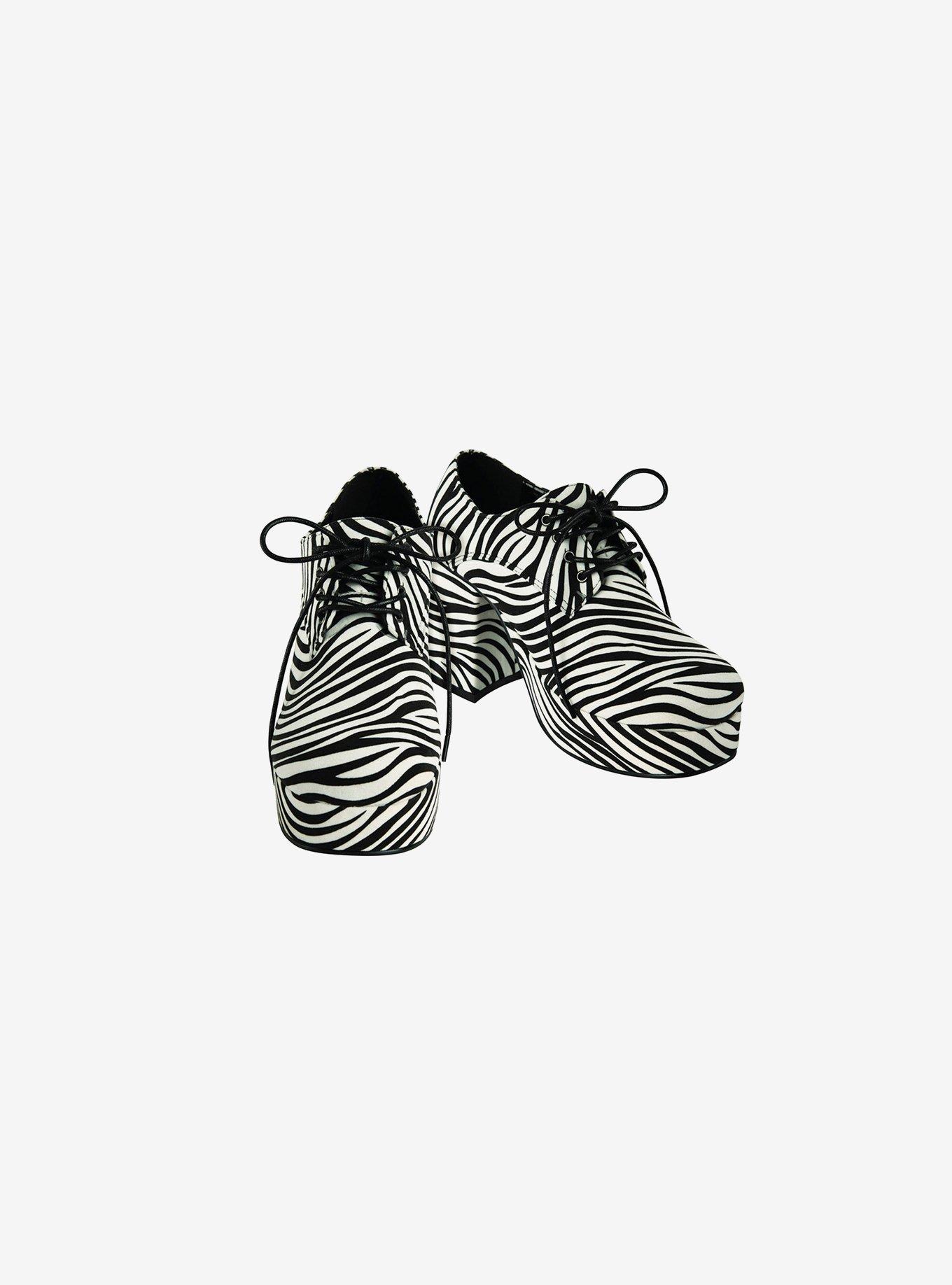 Platform Zebra Men's Shoes, ANIMAL, hi-res