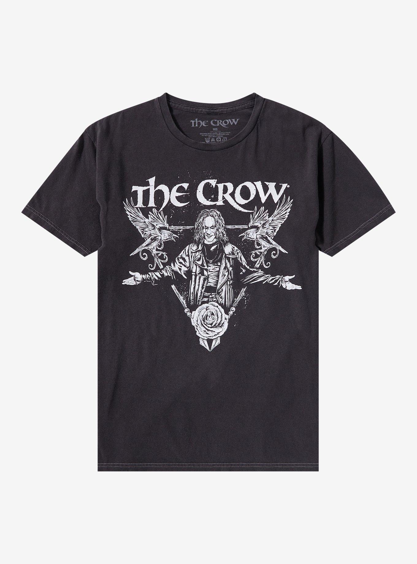 The Crow Eric Draven Triangle T-Shirt, BLACK, hi-res