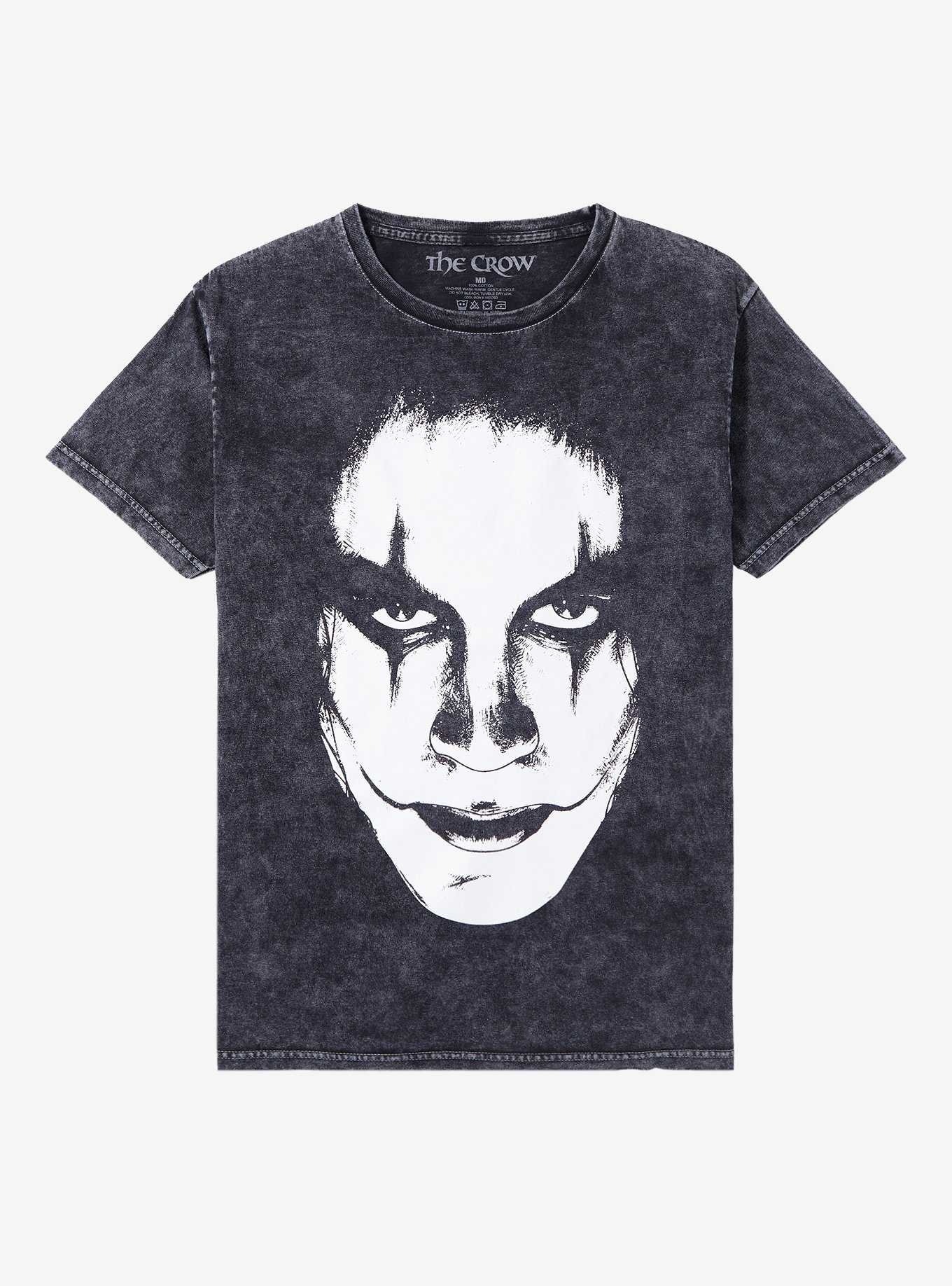 The Crow Eric Draven Face Mineral Wash T-Shirt, , hi-res