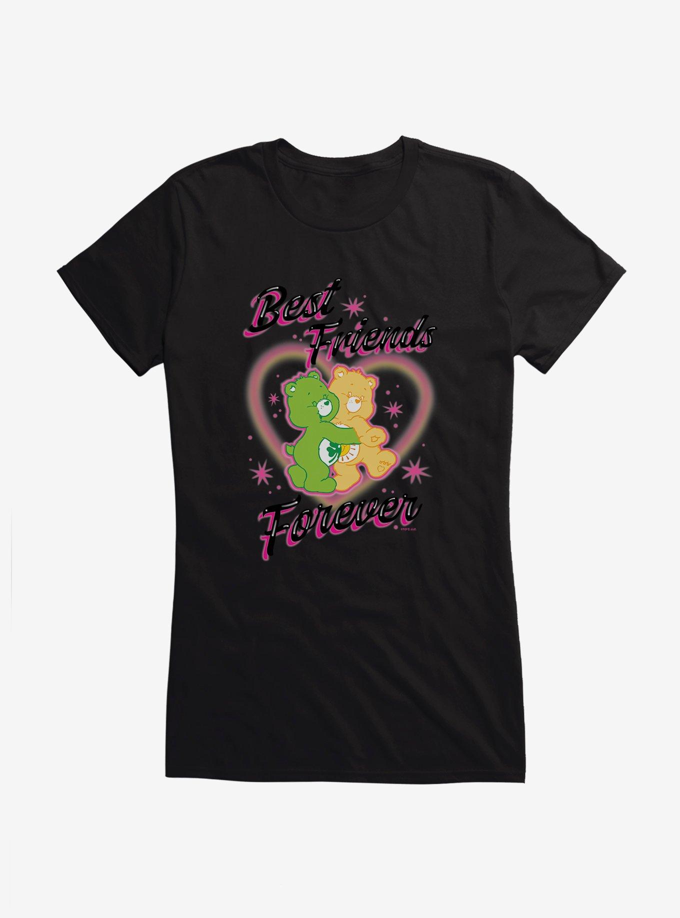 Care Bears Good Luck Bear & Funshine Bear Best Friends Forever Girls T-Shirt, , hi-res