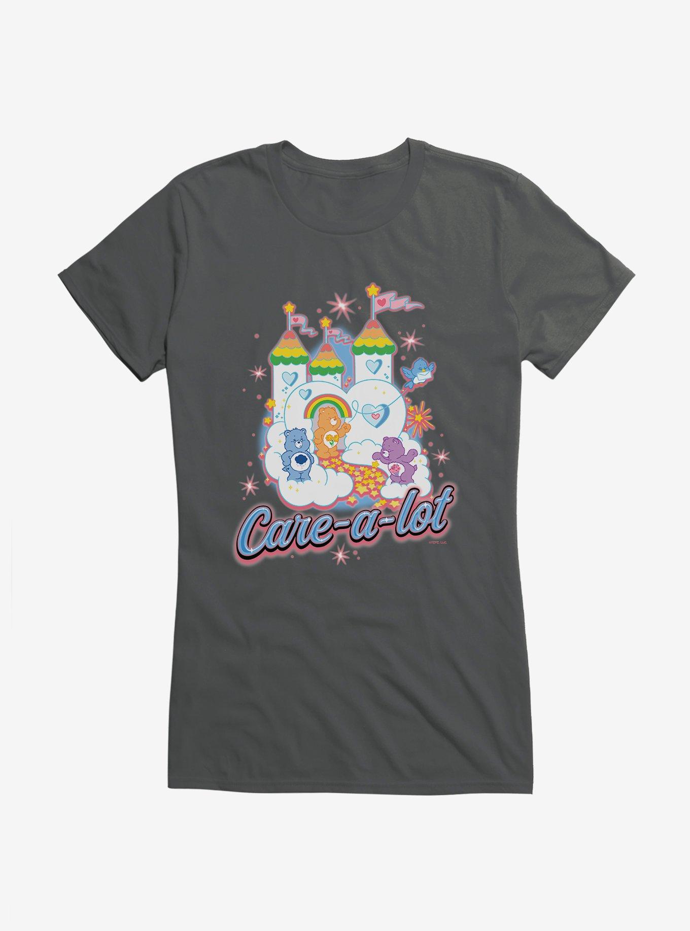 Care Bears Care A Lot Girls T-Shirt, CHARCOAL, hi-res