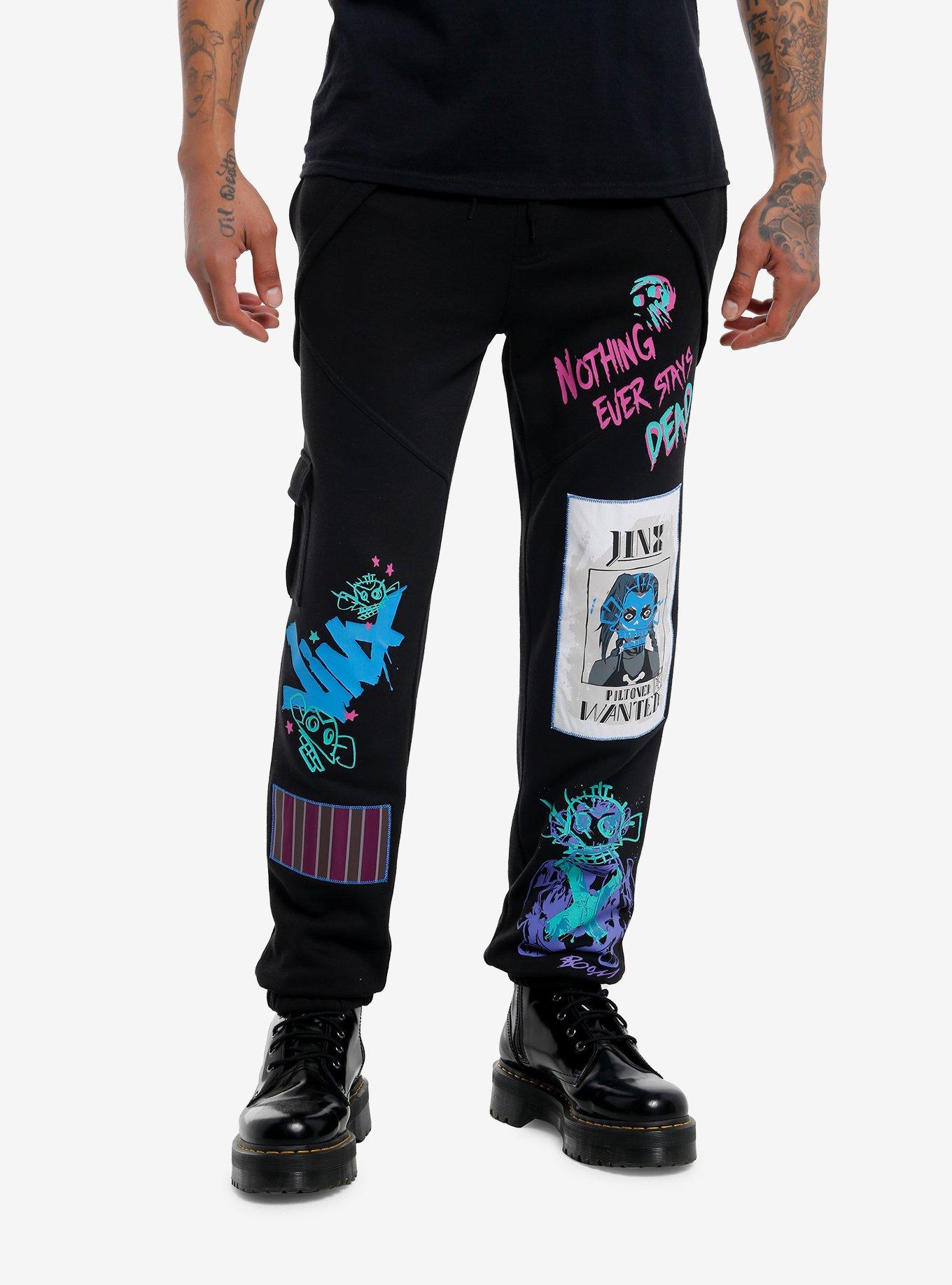 Arcane Jinx Graffiti Jogger Sweatpants, , hi-res