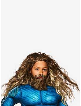 Aquaman and The Lost Kingdom Youth Wig & Beard Set, , hi-res