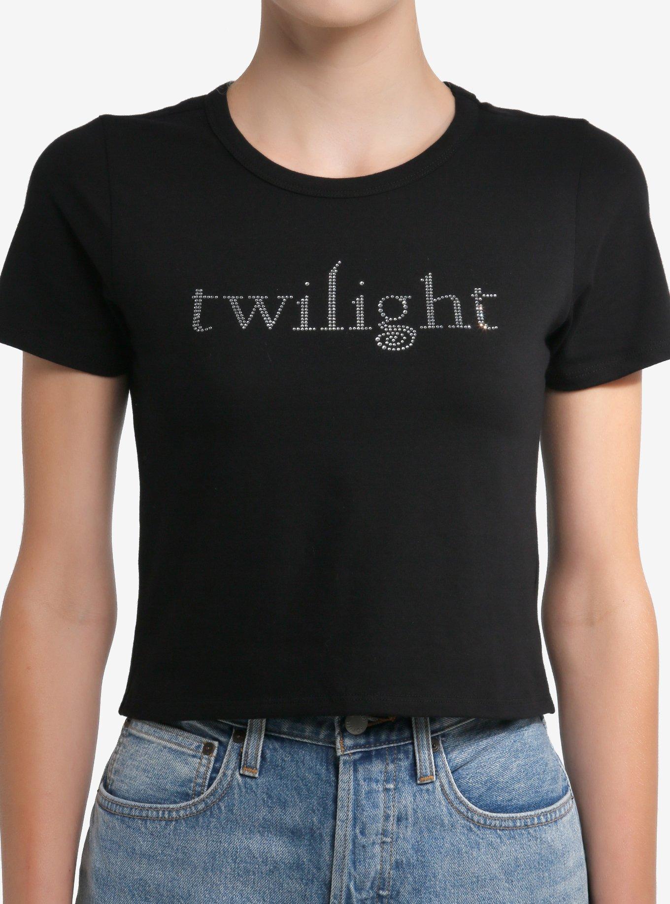 Twilight Rhinestone Girls Baby T-Shirt, SILVER, hi-res