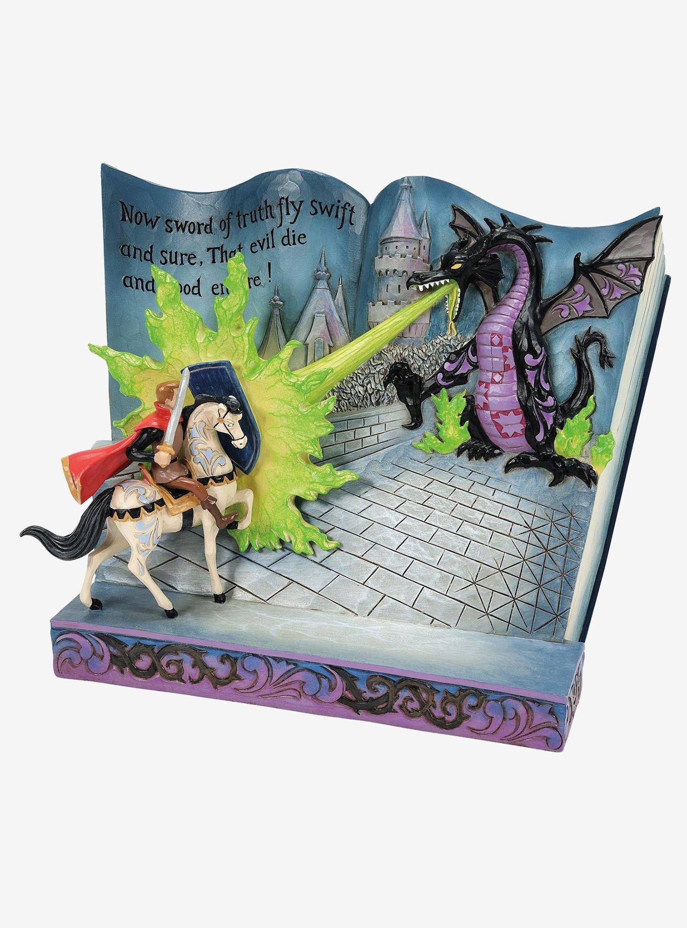 Disney Sleeping Beauty Prince Philip and Dragon Story Figure, , hi-res