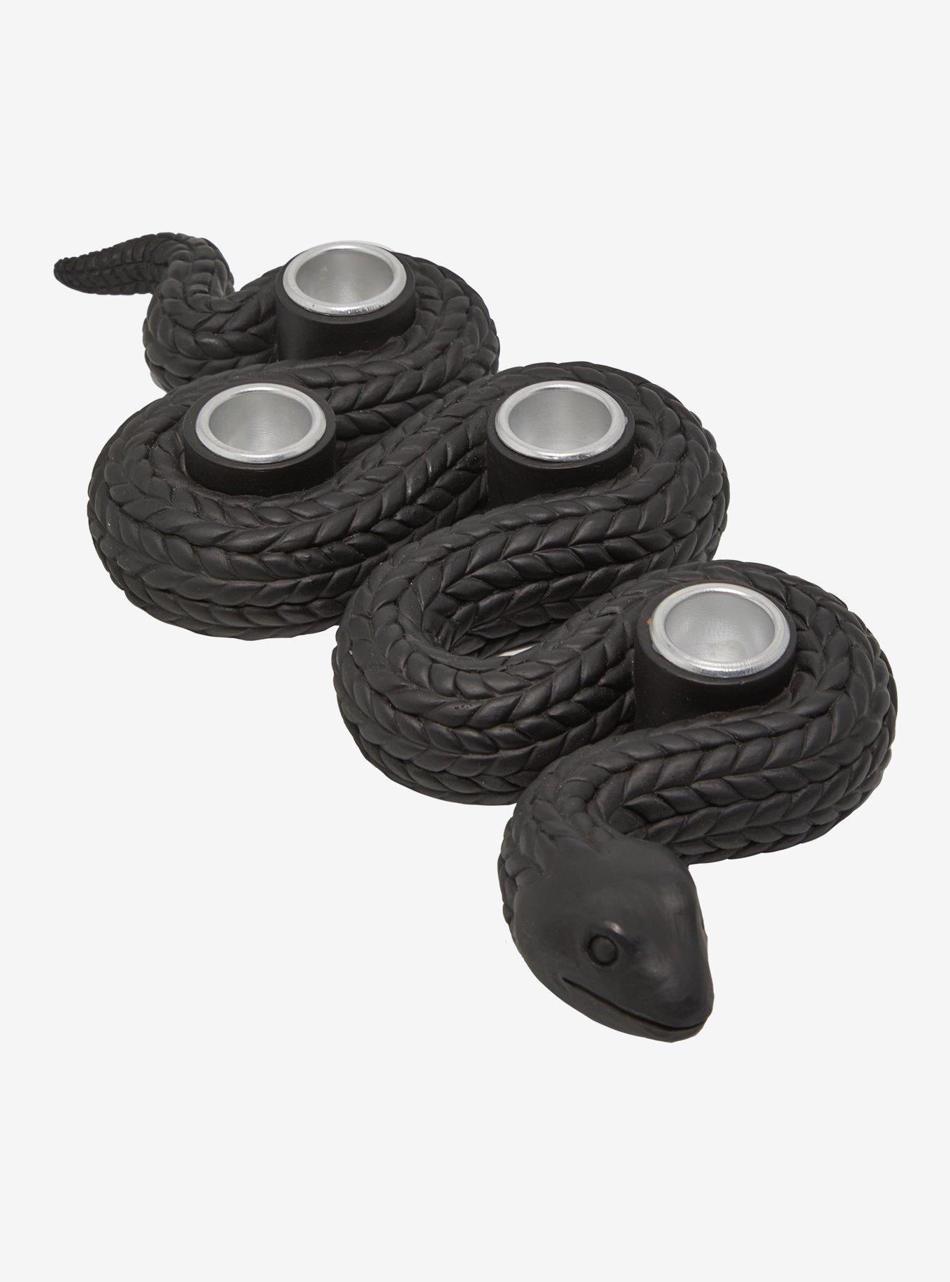 Black Serpent Candle Holder, , hi-res