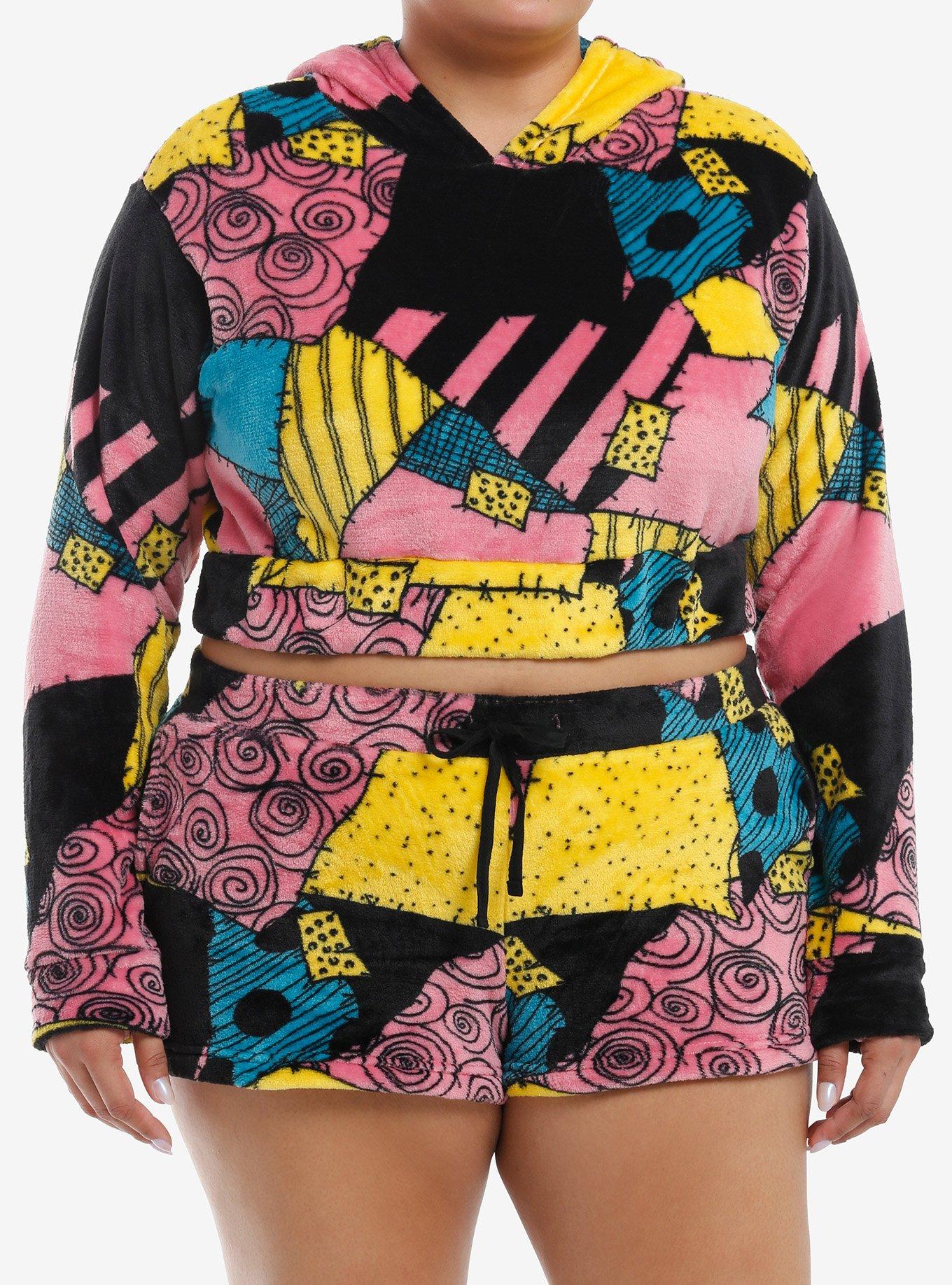 The Nightmare Before Christmas Sally Fuzzy Girls Lounge Set Plus Size, MULTI, hi-res