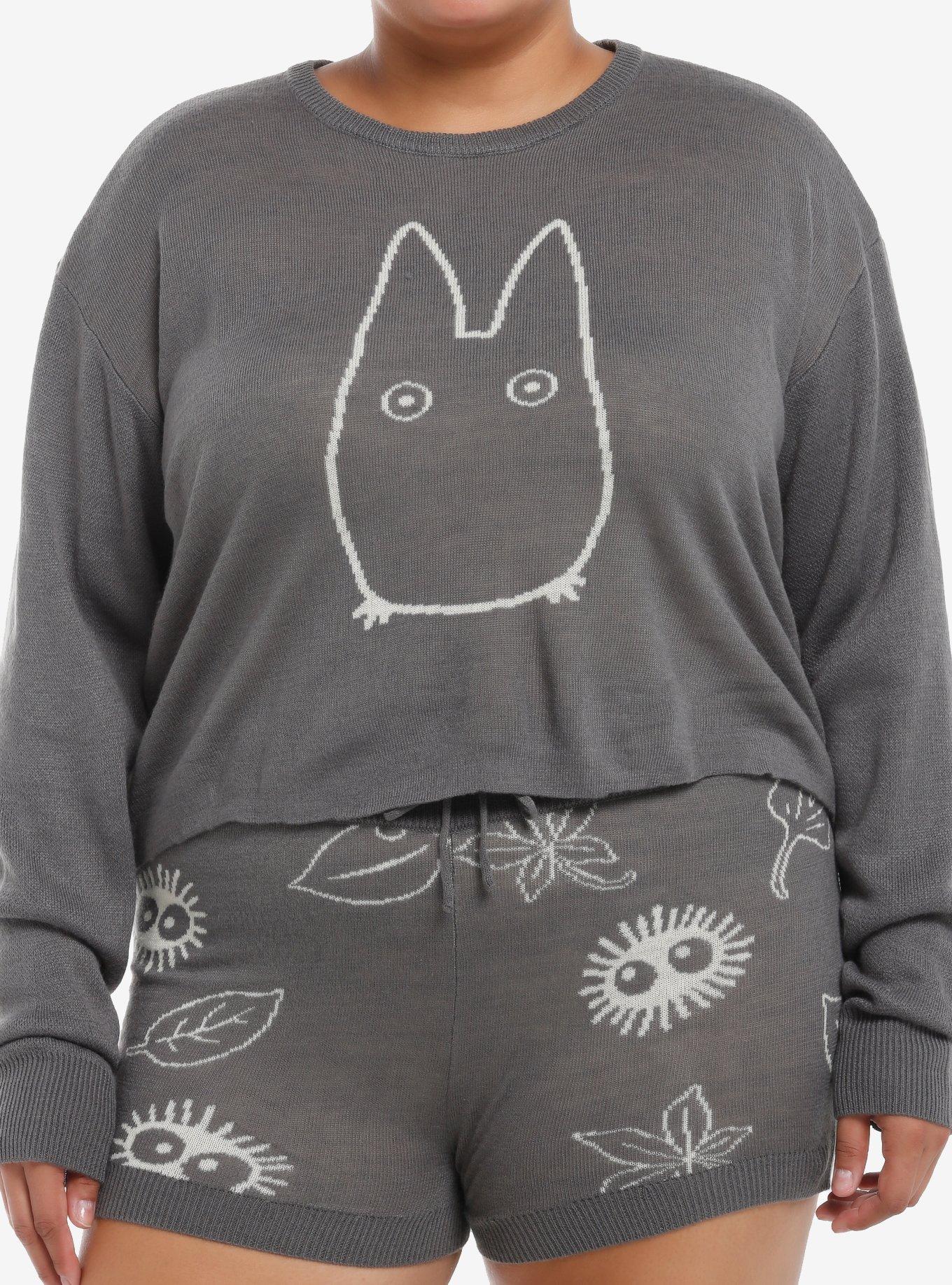 Her Universe Studio Ghibli® My Neighbor Totoro Soot Sprite Leaf Girls Lounge Set Plus Size, , hi-res
