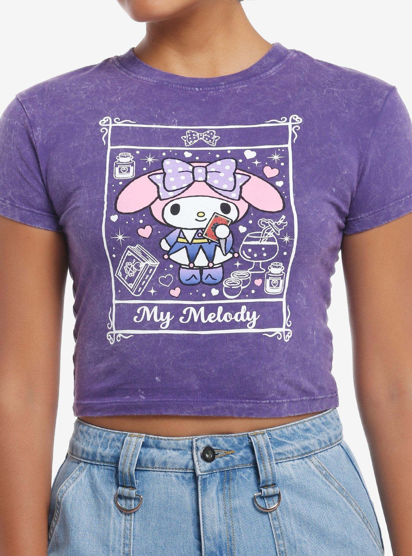 My Melody Magic Card Tie-Dye Girls Baby T-Shirt, , hi-res