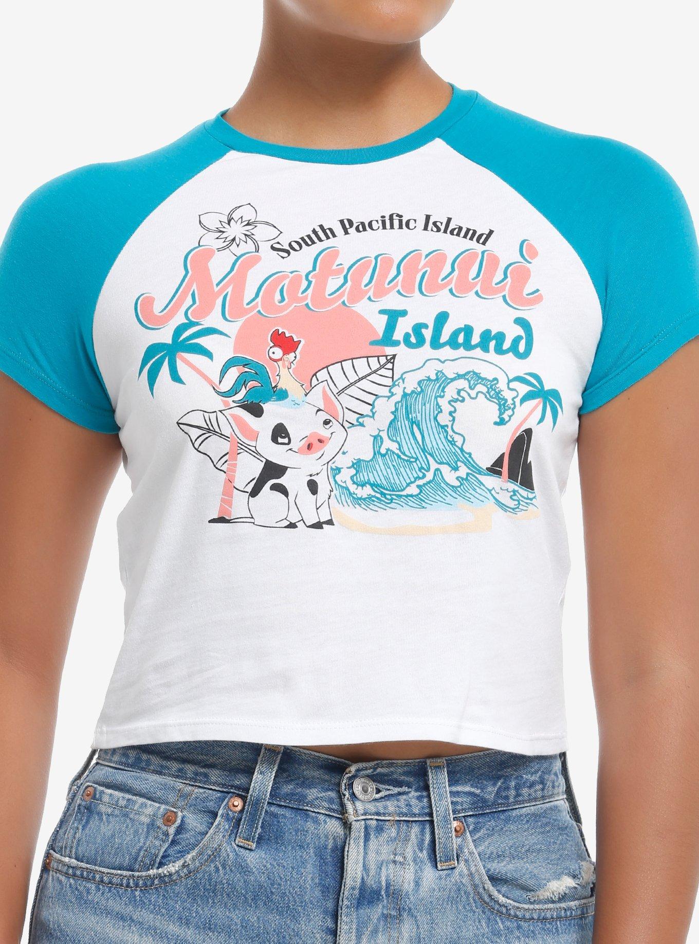 Disney Moana Pua & Hei Hei Girls Baby Raglan T-Shirt, MULTI, hi-res