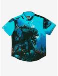 RSVLTS Godzilla "From the Depths" Button-Up Shirt, MULTI, hi-res