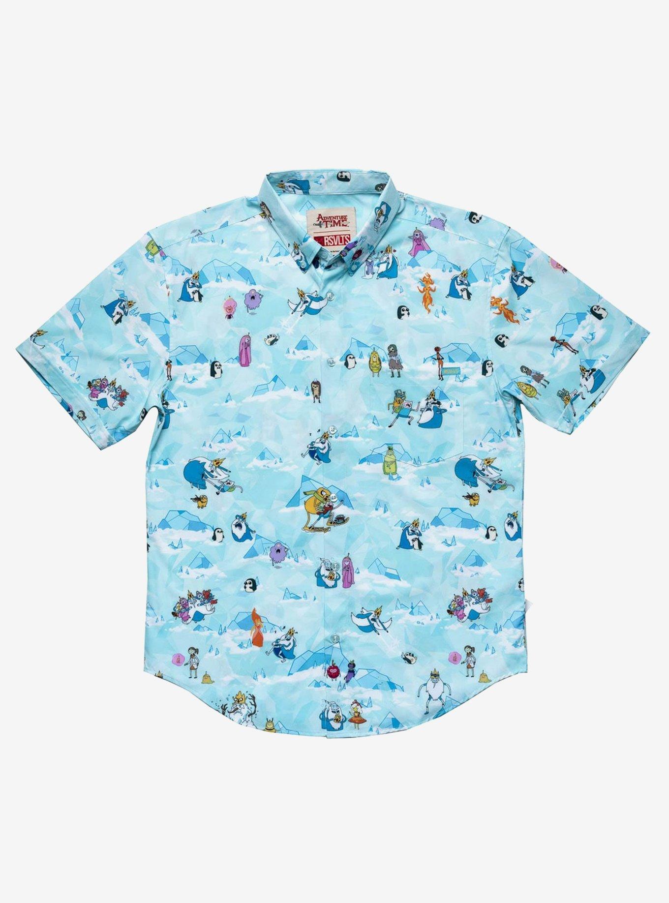 RSVLTS Adventure Time "All Hail the Ice King" Button-Up Shirt, , hi-res