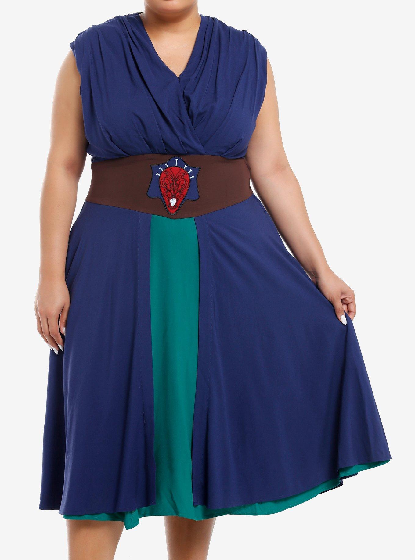 Her Universe Star Wars Duchess Satine Dress Plus Size Her Universe Exclusive, MULTI, hi-res