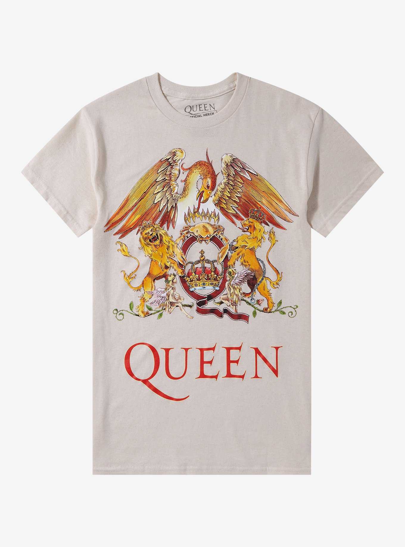 Queen Crest Boyfriend Fit Girls T-Shirt, , hi-res