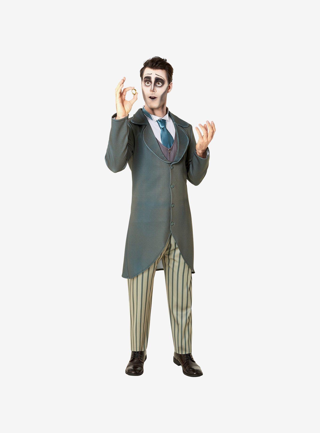 Corpse Bride Victor Adult Costume, GREY, hi-res