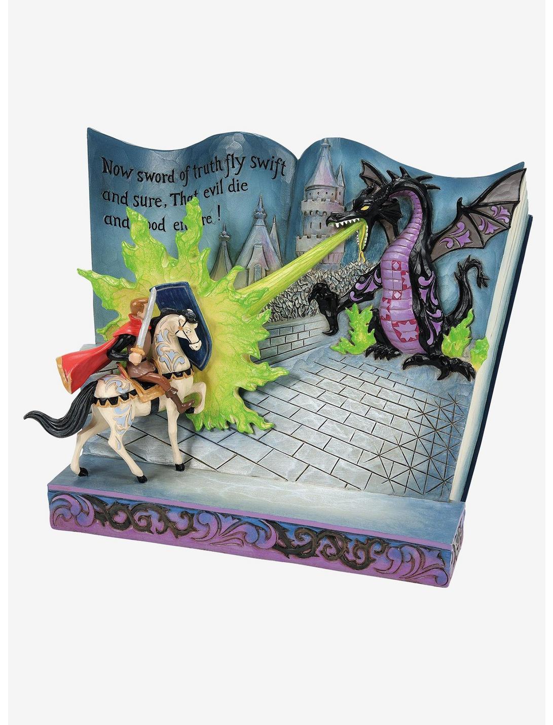 Disney Sleeping Beauty Prince Philip and Dragon Story Figure, , hi-res