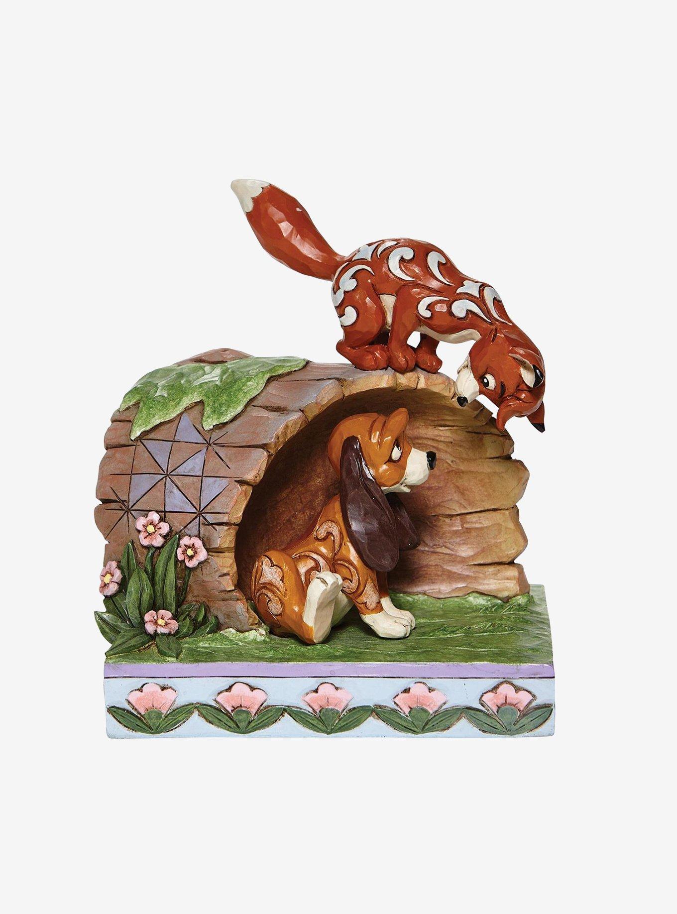 Disney The Fox and the Hound On Log Figure, , hi-res