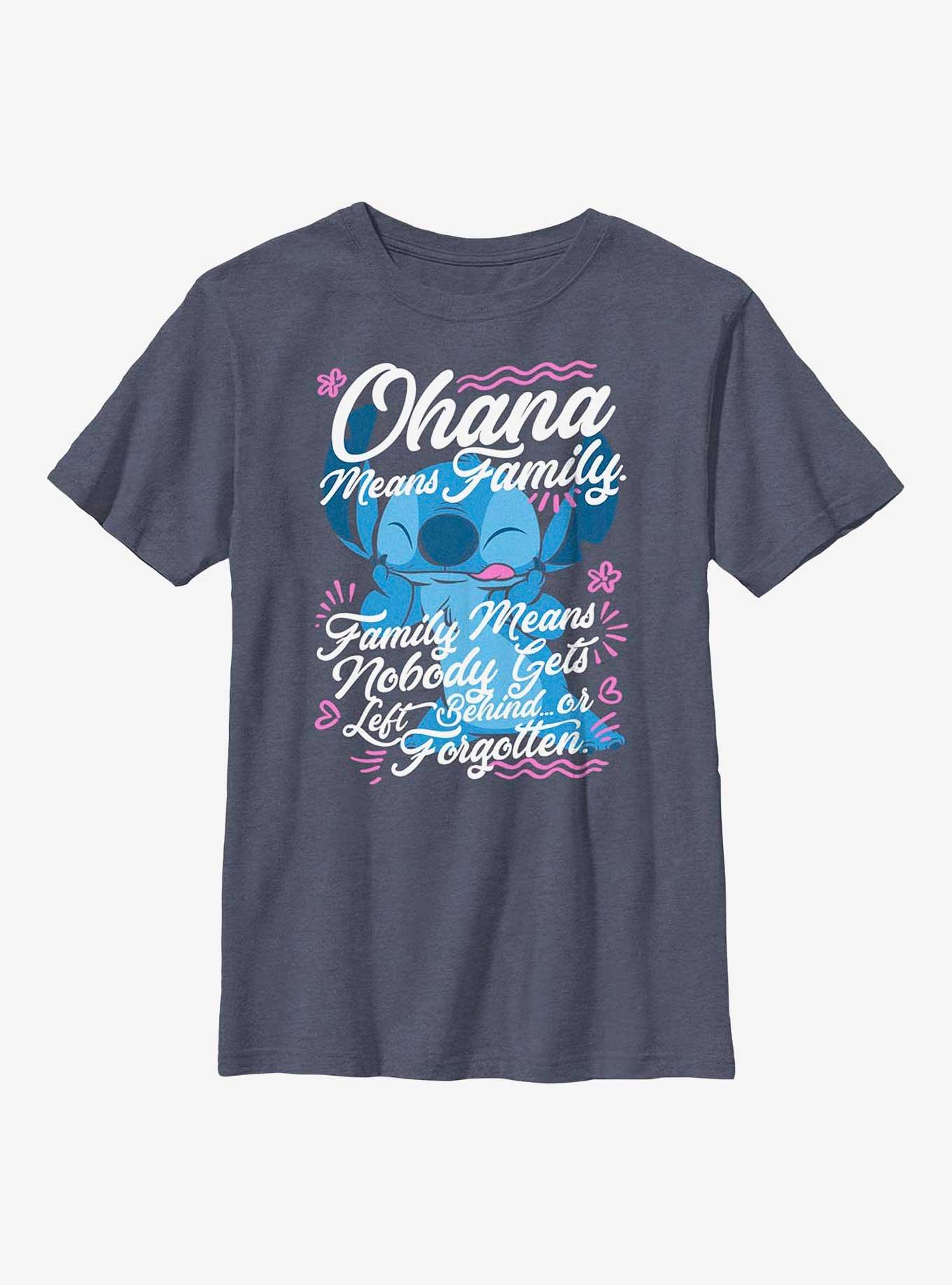 Disney Lilo & Stitch Ohana Means Family Youth T-Shirt