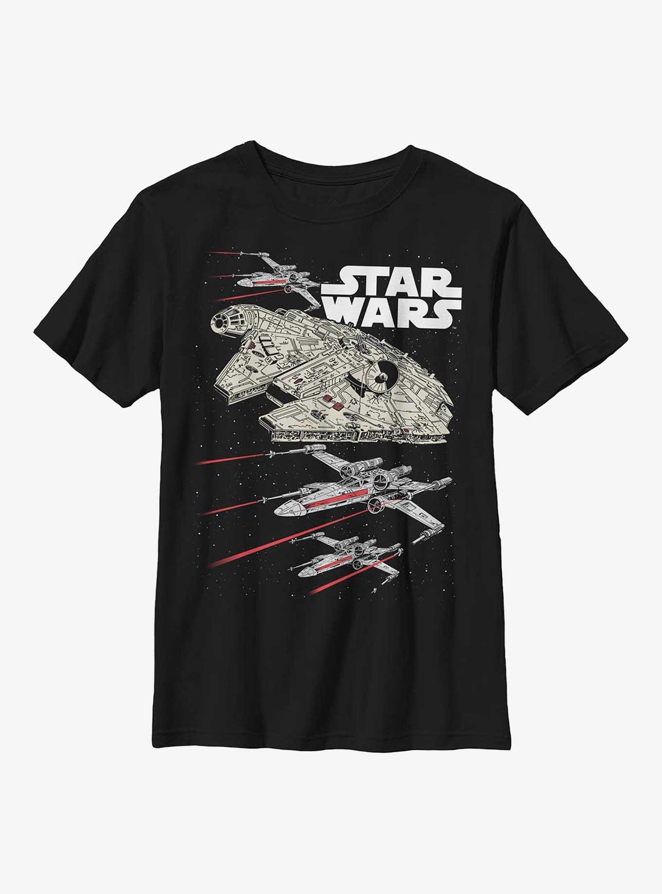 Star Wars Millennium Falcon Battle Youth T-Shirt, , hi-res