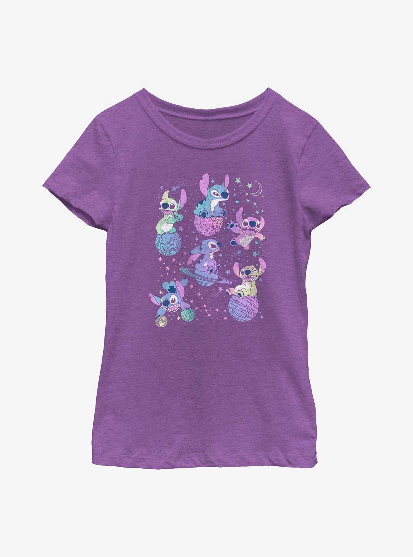 Disney Lilo & Stitch Planetary Stitch Youth Girls T-Shirt, , hi-res