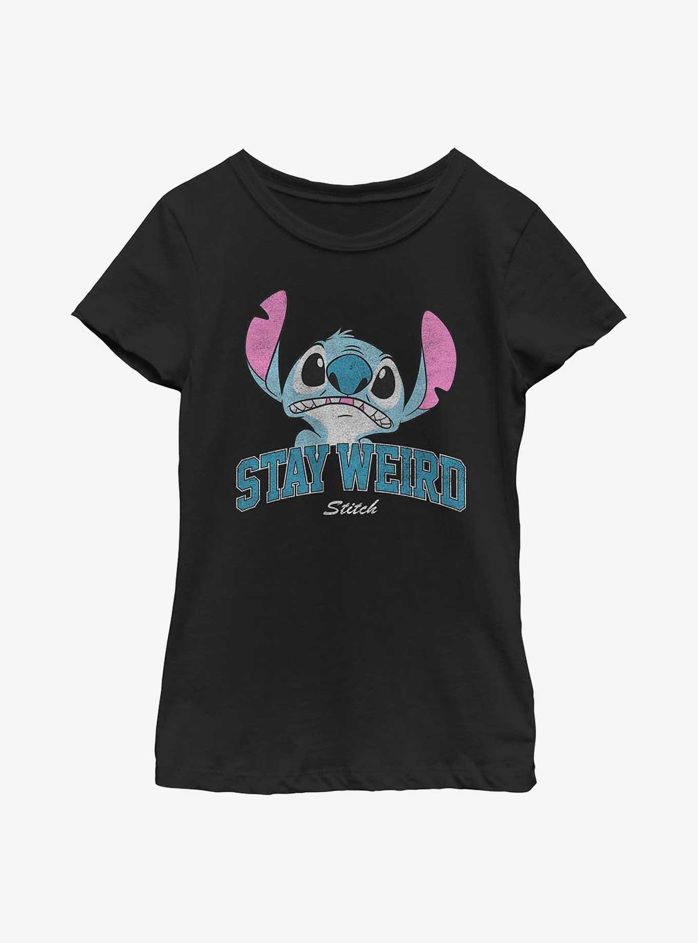 Disney Lilo & Stitch Stay Weird Youth Girls T-Shirt, , hi-res