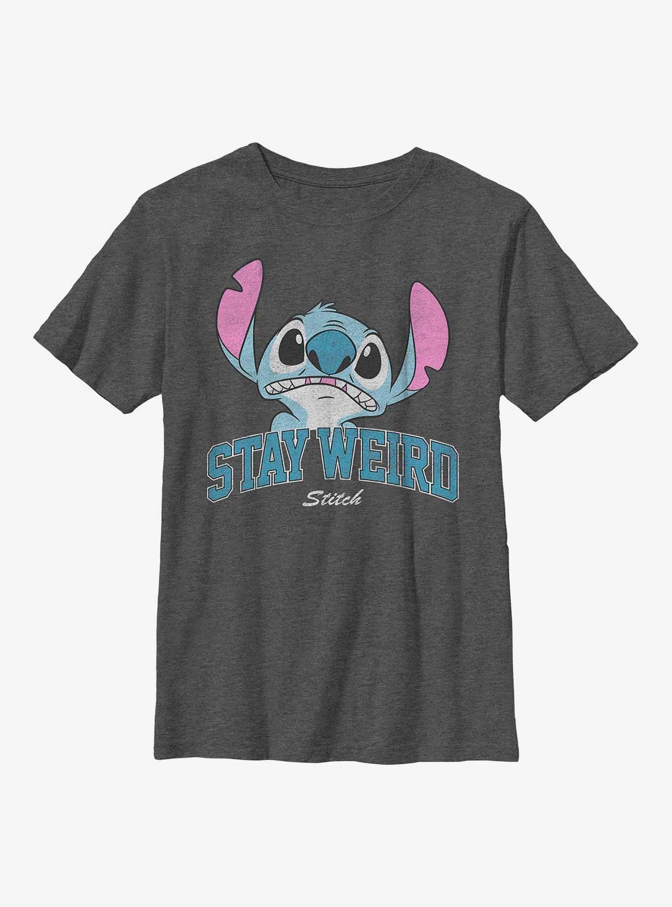 Disney Lilo & Stitch Stay Weird Youth T-Shirt, , hi-res