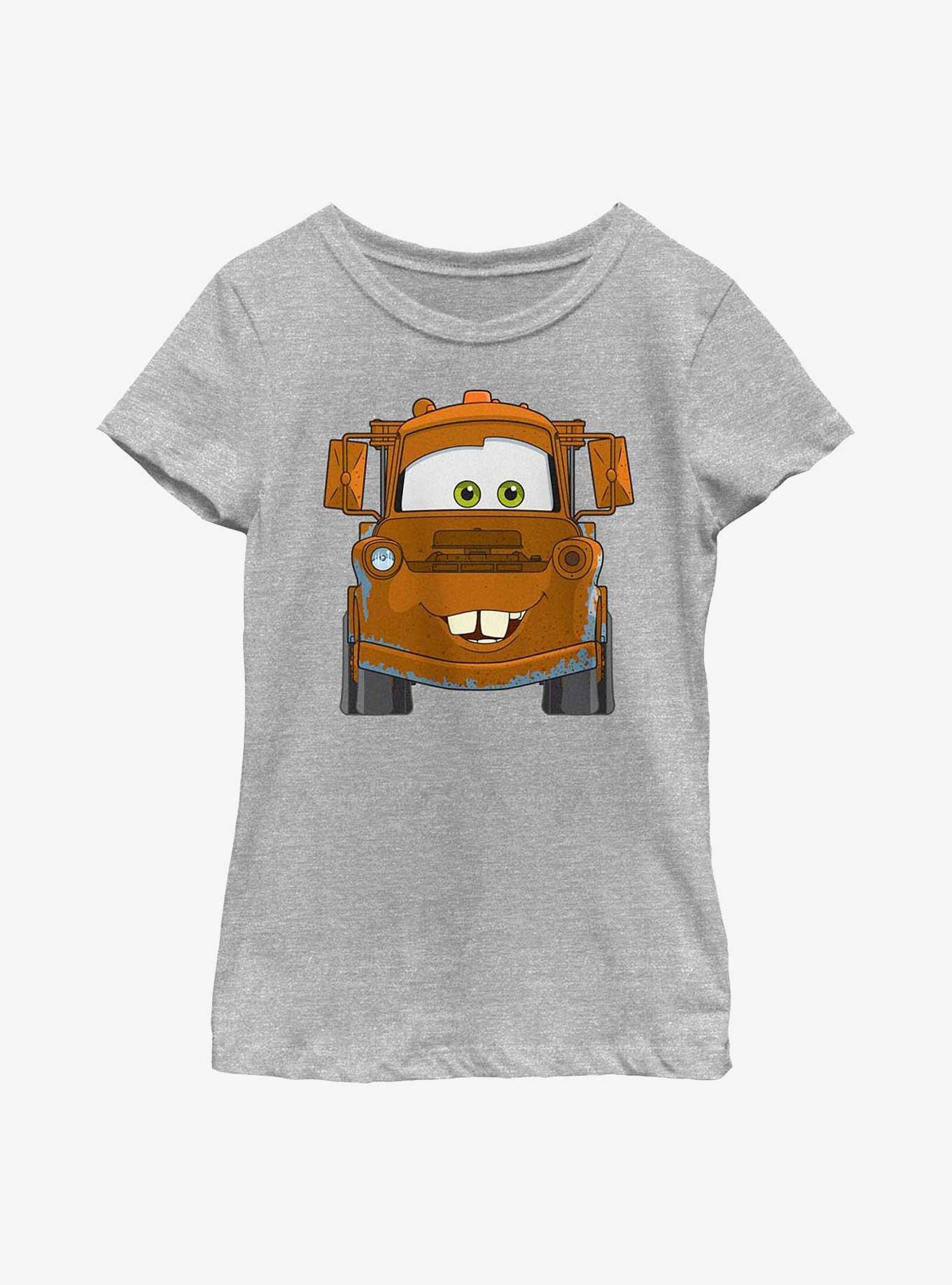 Disney Pixar Cars Mater Portrait Youth Girls T-Shirt, ATH HTR, hi-res