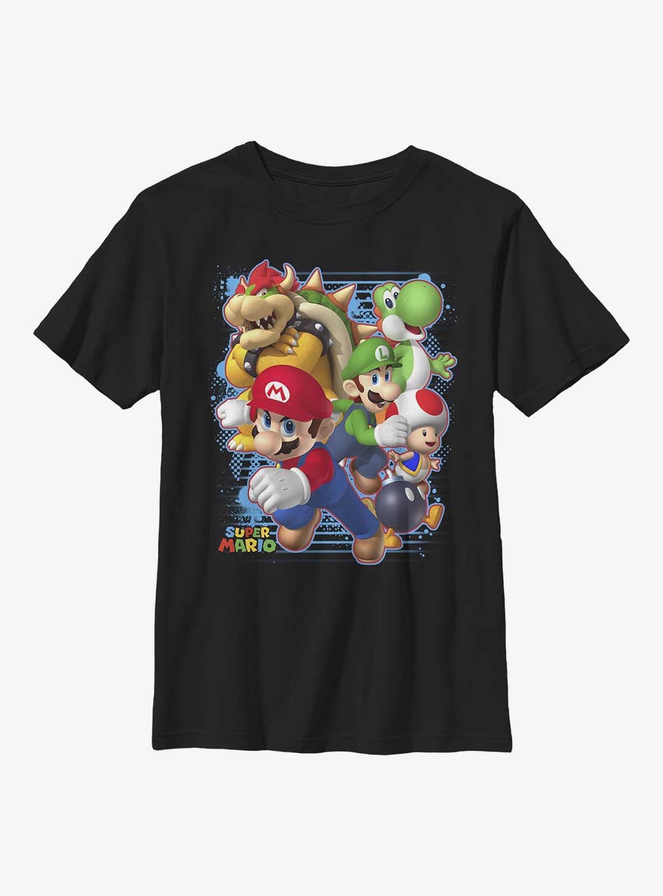 Nintendo Super Mario Blast Out Youth T-Shirt, , hi-res