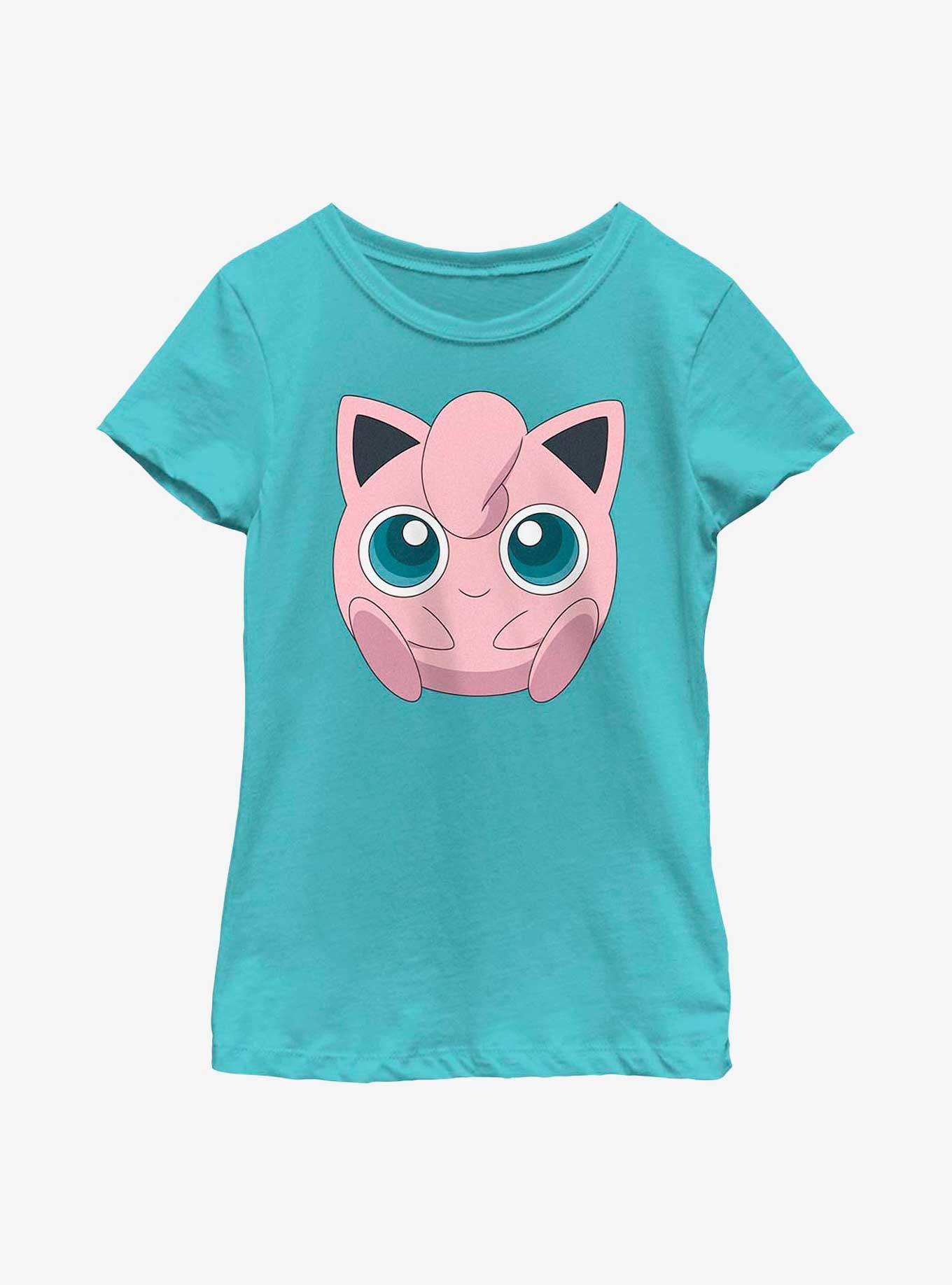 Pokemon Jigglypuff Face Youth Girls T-Shirt, , hi-res