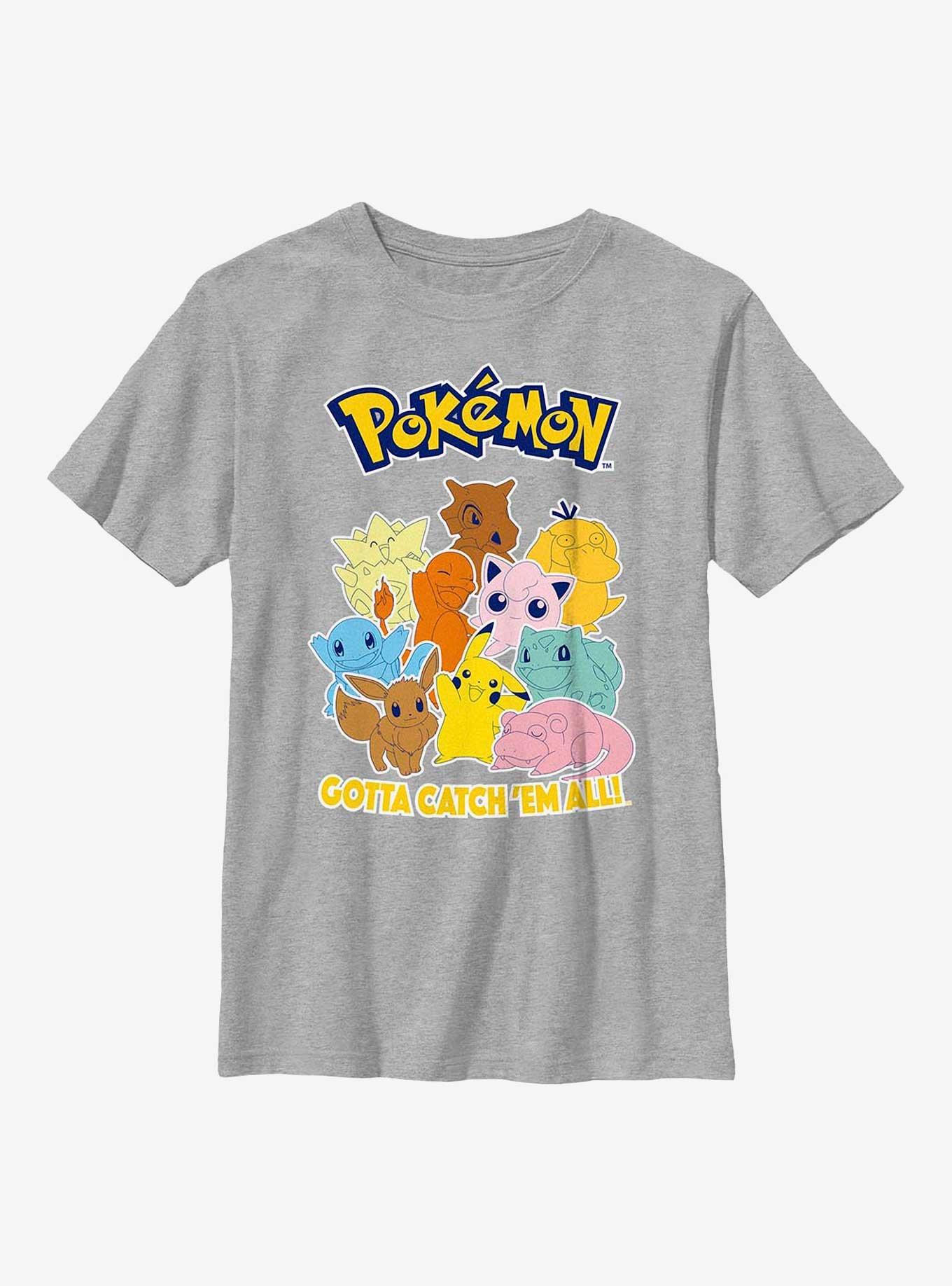 Pokemon Gotta Catch 'Em All Youth T-Shirt, ATH HTR, hi-res