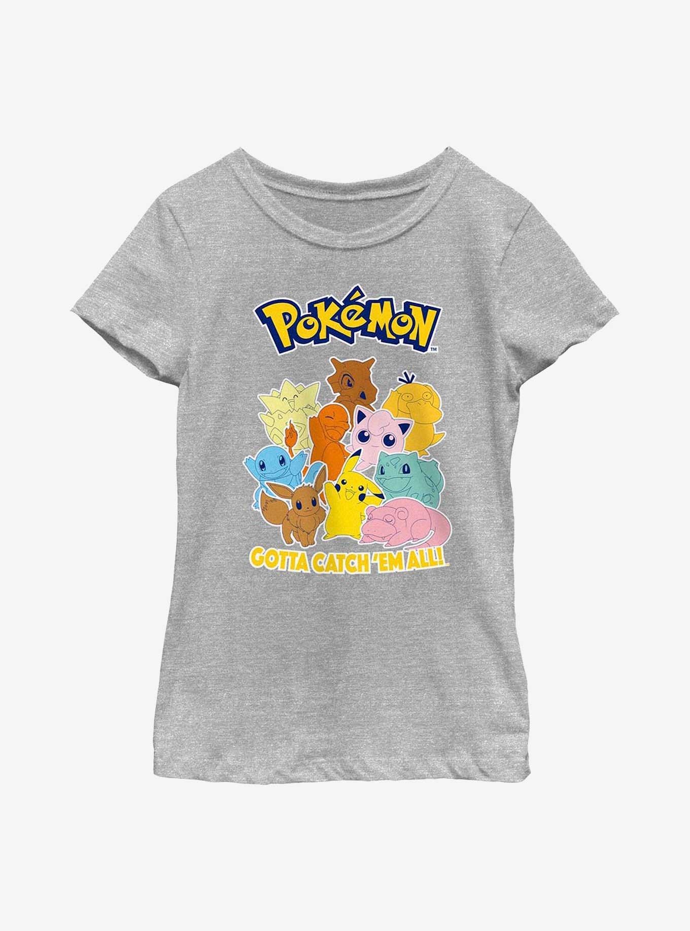 Pokemon Gotta Catch 'Em All Youth Girls T-Shirt, , hi-res